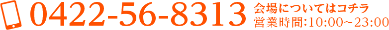 会場についてはコチラ